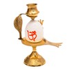 Tarini Gallery Brass Shivling Sculpture White Shiva Shivlingam Puja Lota