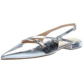 Dolce Vita Women's PAMLA Ballet Flat, Silver, 6