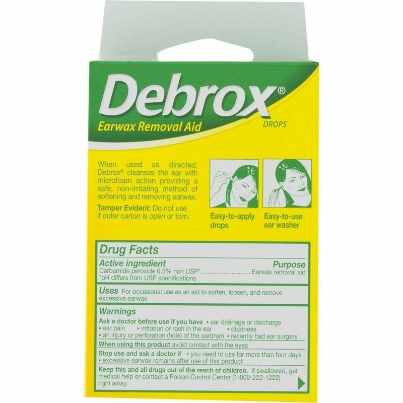 Debrox Earwax Removal Aid Kit with Microfoam Cleansing Action Gentle