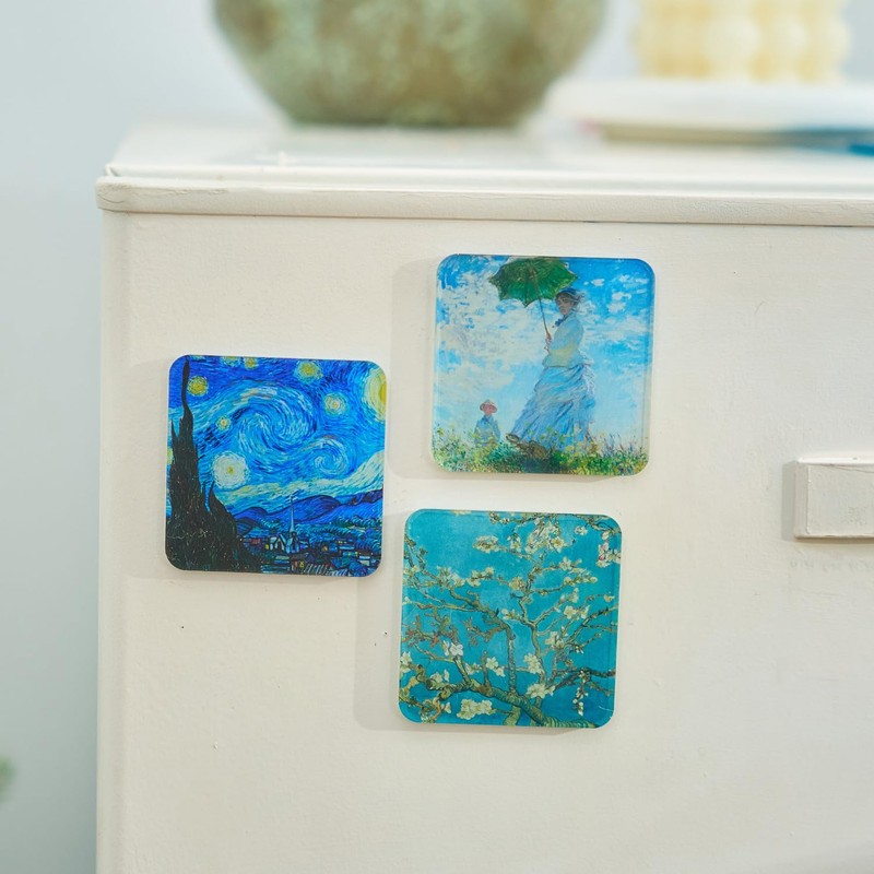 25pcs Blank Acrylic Fridge Magnets Set, 2" x 2“ Personal