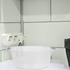 Healeved Round Plastic Wash Basin Thicken Face Washing Basin Clothes