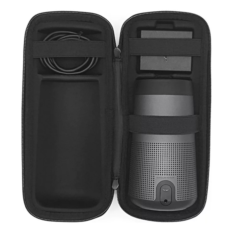 Estuchelandia Estuche Rigido Protector Gancho Y Correa Bocina Bose Revolve
