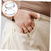 Gatuida 2pcs Rose Couple Ring Rings Couples Jewellery Couples Jewelry