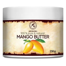 Mango Butter 250 g - Mangifera Indica from Indonesia - Emollient - Mango Kernel Oil - Mango Butter - Base Oil for Very Dry Skin - Hair Treatment - Skin Care - Nail Care - Hand Care