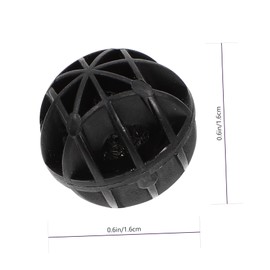 Angoily 150pcs Bio Filter Media for Fish Tank and Aquarium Simple Filter Enhanced Filtration and Decoration Black Color Convenient Design