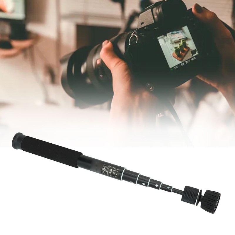 Camera Monopod 6 Section Heavy Duty Telescopic Aluminum Alloy Lightweight