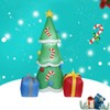 Christmas Tree Inflatables Outdoor Decoration with LED Lights Blow Up