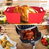 ZENSUKYE Air Fryer Silicona 9Pcs Kit, Silicona para Freidora de