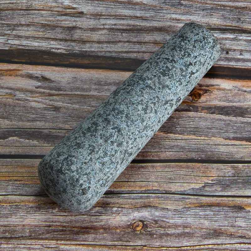 Granite Pestle Only Replacement, Heavy Unpolished Stone Pestle for Mortar