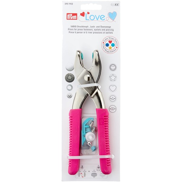 Vario Pliers "Prym Love Pink" Popper, Hole and Eyelet Pliers