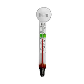 Glass Fish Tank Thermometer with Sucker