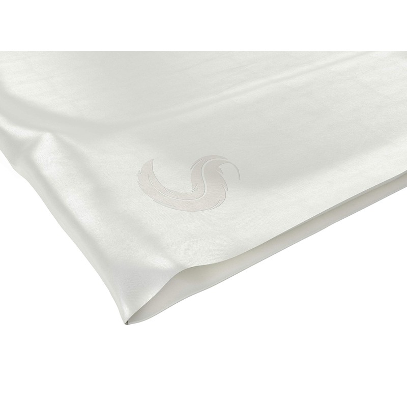 Sleepgram Pillowcase-White-Queen/Standard Size Silk Pilllowcase