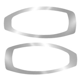 Par Adorno Chapa Puerta Kenworth T680-t880 Inox Brillante.