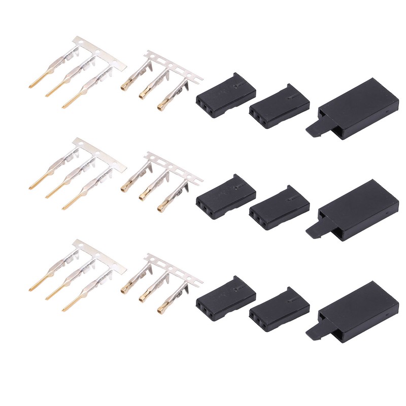 50PCS Servo Receiver Connector Plug with Lock and Male Female
