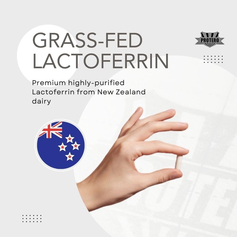 PROTERO Pure Lactoferrin | New Zealand Grass-fed | Highly-Purified -