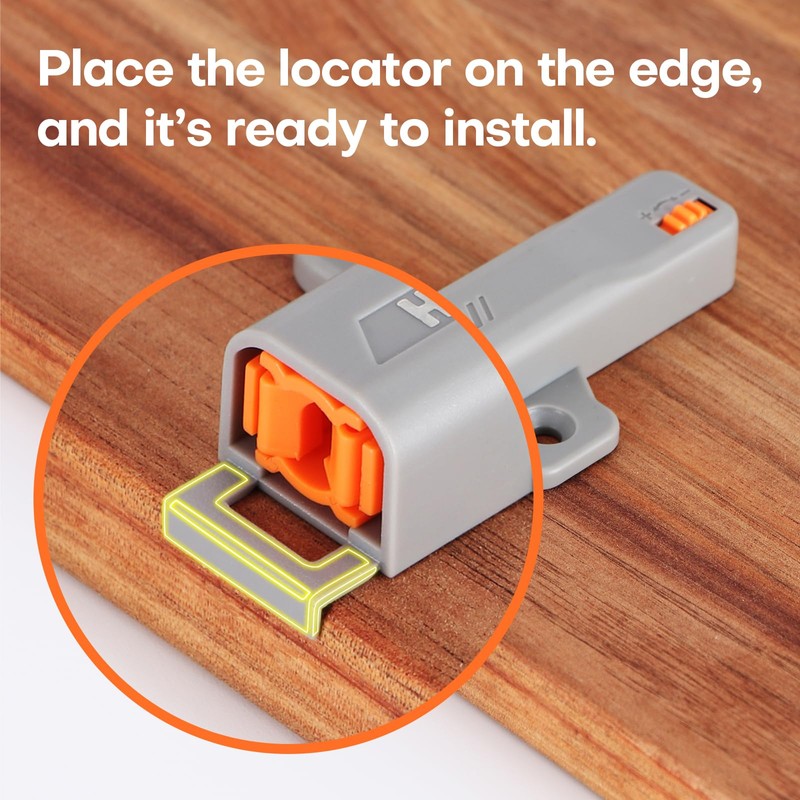 HBL' 2 Pack Push to Open Cabinet Hardware or Door