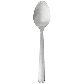 Winco 1 doz 0002-01, Windsor Medium Weight Teaspoon, 18/0 Stainless Steel, Vibro Finish, 12/Pack, Silver