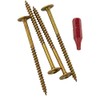 GRK 114073#8 by 1-1/2-inch Cabinet Screws, (100 Pack)