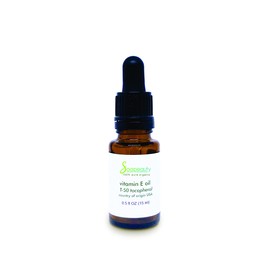 Soapeauty TOCOPHEROL T-50 VITAMIN E OIL anti-aging pure natural with GLASS DROPPER 0.5 oz