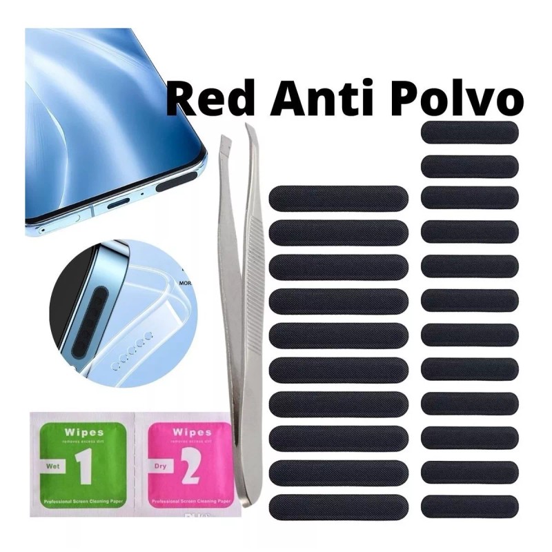 Universo en Linea Protector Celular Malla Antipolvo Bocina Speaker Universal