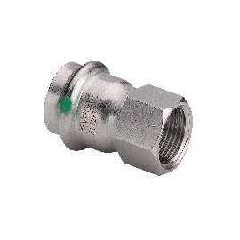 Viega Sanpress Inox Transition Piece with IG, with SC-Contour, Model 2312, 28 mm x 1 Inch