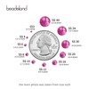 Beadsland 576pcs Flat Back Crystal Rhinestones Round Gems for Nail