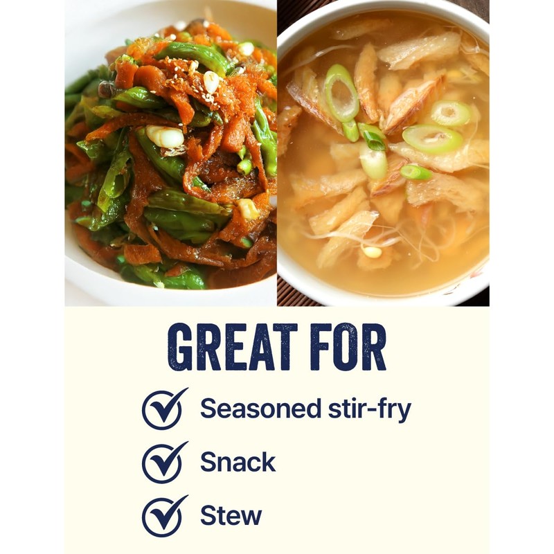 NICE WITCH'S Dried Shredded Pollack 170g / 6oz 황태채