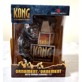 American Greetings 2006 Universal Studios KING KONG Christmas Ornament With Sound