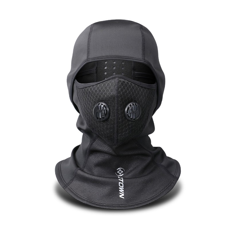 Balaclava Cycle Cap Thermal Face Cover with Breathing Valve in