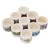 9 Rolls Japanese Paper Tape Set Hand Drawn Wide Tape