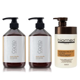 Capilo Y3 Quinomoele 500ml Hair Ampoule Heat Protection X2 Biomed Relax Up LPP / 카필로 Y3 퀴노모엘레 500ml 헤어앰플 열보호 X2  바이오메드 릴렉스업 LPP