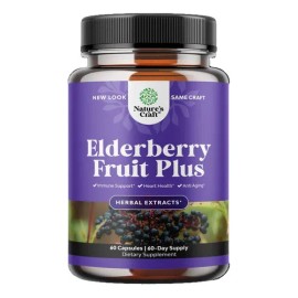 NATURE'S CRAFT Fruta de Saúco Plus – 60 cápsulas