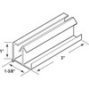 Prime-Line M 6217 Tub Enclosure Bottom Guide, For Frameless Panels,