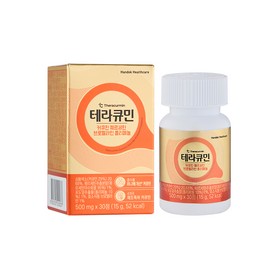 Theracurmin Theracumin Curcumin Quercetin Bromelain Polyphenol 30 30 tablets, 3 units / 테라큐민 커큐민 퀘르세틴 브로멜라인 폴리페놀 30 30정, 3개