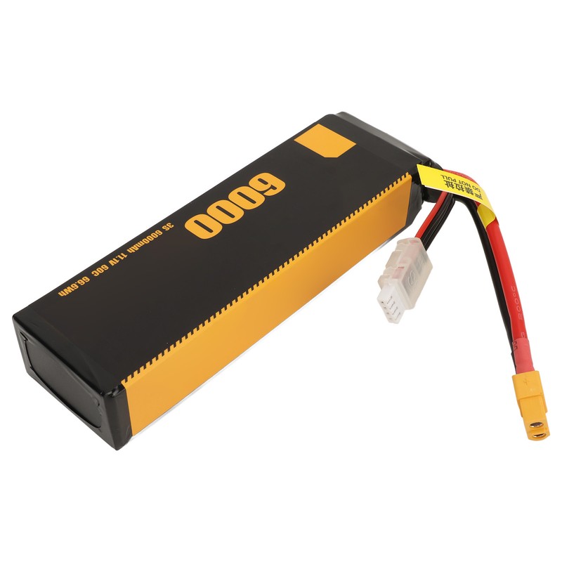 3S Lipo Battery 60C 11.1V 6000mah Impact Resistant Long Life