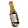 Cheese Grater With Container Stainless Steel Cheese Shredder With Wooden