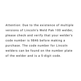 Smart Weld 5 pcs Nozzles 1/2" Flush fit Linc. Weld Pak 100 WeldPak 9846 Welder