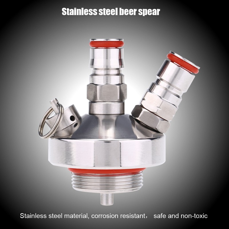 Stainless Steel Beer Spear Quick Fitting Connector for Home Brew