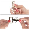 Belle Vous Various Metal Carabiner Key Ring Hooks with D