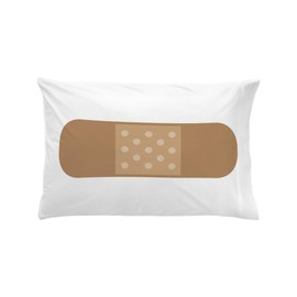 CafePress Band Aid Pillow Case Standard Size Pillowcase, Lumbar Pillow Cover Microfiber