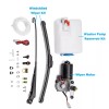 SI 12V Electric Windshield Wiper Motor Kit+Wiring For Kawasaki Teryx