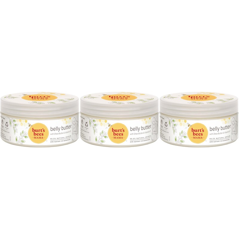 Burt's Bees Mama Bee Belly Butter, Fragrance Free Lotion, 6.5