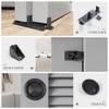 EaseLife Kit de herrajes para puerta corredera de bolsillo doble