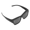 Oversized Sunglasses Fit Over Glasses PC Non Slip UV Protection