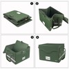 DocSafe Fireproof Document Box with Lock,File Storage Organizer with Mesh