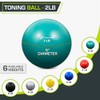 ProsourceFit Weighted Toning Exercise Balls for Pilates, Yoga, Strength Training