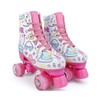 jessie Girl Roller Skates for Kid, PU Leather Flash Rainbow