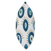 Cute Evil Eye Amulet Cover Pattern Good Vibe Throw Pillow