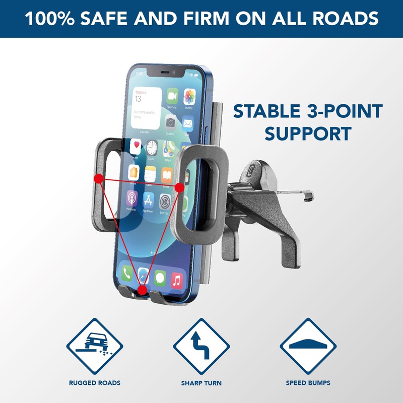 cellularline - Hug Fit - Smartphone holder for car -