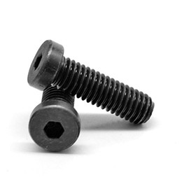 #8-32 x 3/8" Coarse Thread Socket Low Head Cap Screw Alloy Steel Black Oxide Pk 100